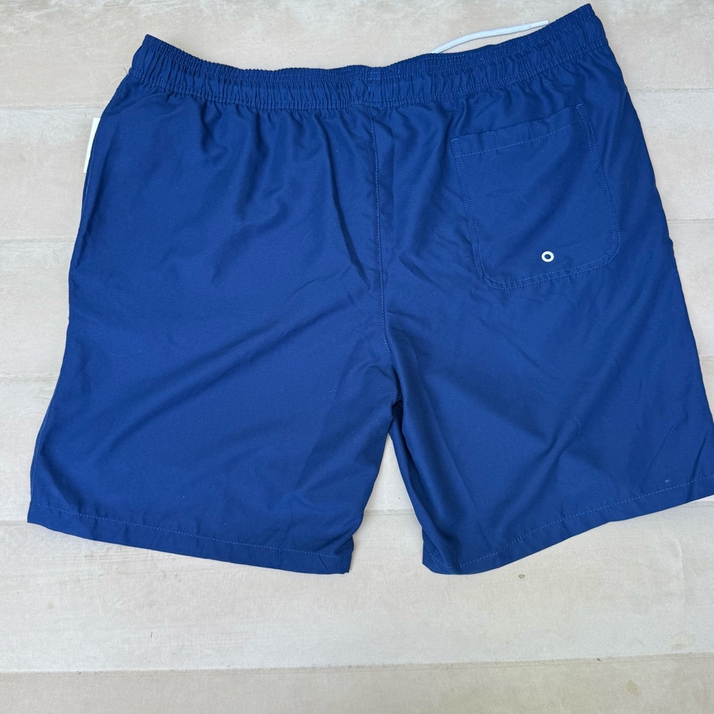 Amazon essentials men’s Blue Swim Trunks Adjustable Waist and Lightweight XXL - Picture 2 of 13